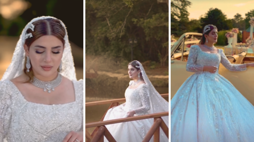 Kubra Khan Stuns in Viral White Wedding Bridal Attire