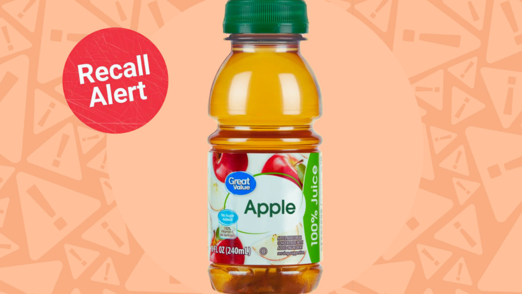 Walmart Recalls Apple Juice Sold in 25 States Due to Elevated Arsenic Levels