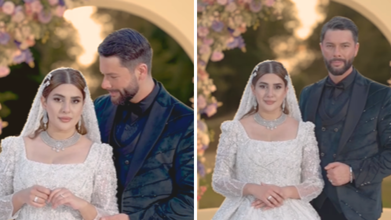 Kubra Khan Stuns in Viral White Wedding Bridal Attire