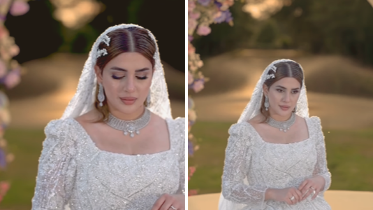 Kubra Khan Stuns in Viral White Wedding Bridal Attire